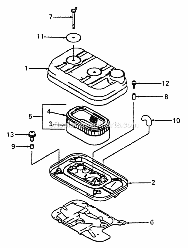 Part Location Diagram of KM-21119-2157 MTD IGNITER